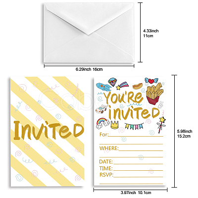 SUPERDANT Invitation Cards DIY-SD0001-05H-1