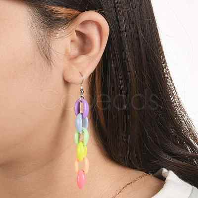 Dangle Earrings X-EJEW-JE04301-1