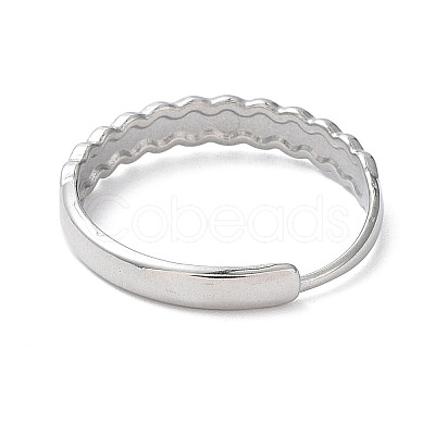 Non-Tarnish 304 Stainless Steel Word Adjustable Rings RJEW-D006-18P-1