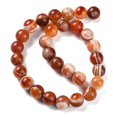 Natural Eye Agate Beads Strands G-NH0019-F03-02-1