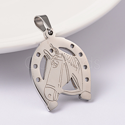 Non-Tarnish 304 Stainless Steel Pendants STAS-K162-099P-1