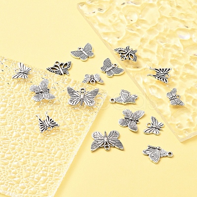 16Pcs 8 Style Tibetan Style Alloy Pendants TIBEP-YW0001-35-1