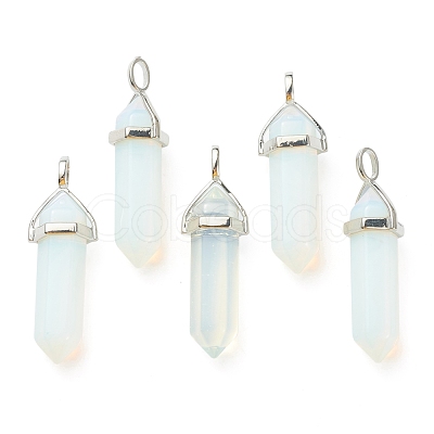 Opalite Pointed Pendants X-G-M378-01P-A24-1