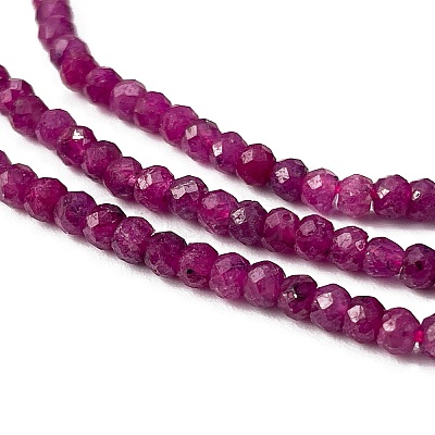 Natural Ruby Beads Strands G-L597-B01-01-1