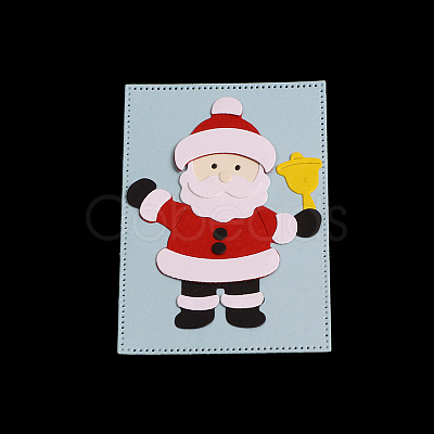 Father Christmas Frame Carbon Steel Cutting Dies Stencils DIY-F036-01-1