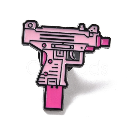 Gun Enamel Pin JEWB-F016-20EB-1