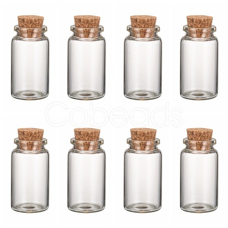 Glass Jar Glass Bottles X-AJEW-H004-4-1