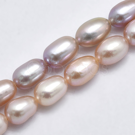 Grade AAA Natural Cultured Freshwater Pearl Beads Strands PEAR-F007-76-1
