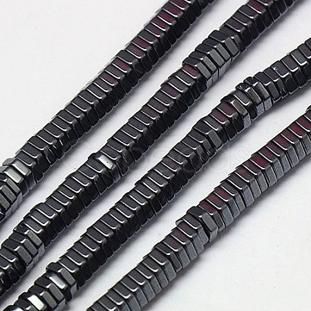 Non-magnetic Synthetic Hematite Beads Strands G-J165-4mm-01-1