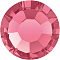 Preciosa&reg MAXIMA Crystal No Hotfix Flatback Stones, Czech Crystal, Dura Foiling, Round(438 11 615 Chaton Rose), 70040 Indian Pink, SS10(2.7~2.9mm)