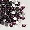 Glass Flat Back Rhinestone, Grade A, Back Plated, Faceted, Half Round, Amethyst, SS6, 1.9~2mm, 1440pcs/bag