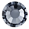 Preciosa&reg Crystal Hotfix Flatback Stones, Czech Crystal, Round(438 11 612 Chaton Rose VIVA 12 &reg), Light Graphite, SS10(2.7~2.9mm)