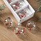 Glass Pendants, for Party Decoration, Round, Red, 40mm, 6pcs/set