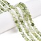 Dyed Natural White Jade Beads Strands, Two Tone, Round, Yellow Green, 6x6mm, Hole: 0.9mm, about 61~65pcs/strand, 14.65~15.2''(37.2~38cm)