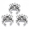 Tibetan Style Alloy Pendants, Lead Free & Cadmium Free, Spider, Antique Silver, 18.5x18x2.5mm, Hole: 2mm, about 290pcs/500g