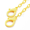Personalized ABS Plastic Cable Chain Necklaces NJEW-JN03254-04-2