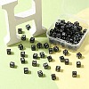 100Pcs Opaque Acrylic Beads SACR-YW0001-55-5