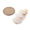 Sea Shell with Iron Alligator Hair Clips PHAR-JH00104-02-3