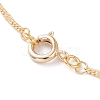 Sakura Pendant Necklaces & Dangle Earring Jewelry Sets SJEW-JS01147-03-5