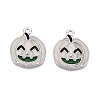 Halloween Theme Rack Plating Luminous Alloy Enamel Pendants ENAM-N056-229P-3