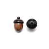 Disconnectable Ebony Wood Pendants HJEW-WH0051-03-1