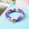 Handmade Polymer Clay Stretch Bracelets Sets BJEW-JB06350-01-2