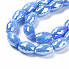 Electroplate Glass Beads Strands EGLA-S194-15A-A-4