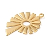 Brass Pendant KK-O100-18G-03-2