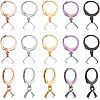 Nbeads 45Pcs 5 Colors 304 Stainless Steel Leverback Earring Finding STAS-NB0001-74-1