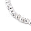 Alloy Pumpkin Beads Stretch Bracelets for Women Men BJEW-JB11267-3