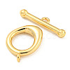 Brass Toggle Clasps KK-A223-09G-5