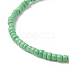 Glass Seed & Plastic Pearl Beaded Stretch Bracelet for Women BJEW-JB09226-6