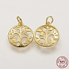 925 Sterling Silver Pendants STER-K029-01G-1