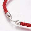 Nylon Cord Bracelet Making MAK-P005-03-3