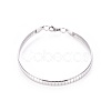 Tarnish Resistant 304 Stainless Steel Choker Necklaces and Bangles Jewelry Sets SJEW-L144-A01-P-5