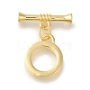 Brass Toggle Clasps KK-H480-03G-3