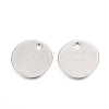 304 Stainless Steel Stamping Blank Tag Pendants X-STAS-S058-14-1