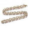 Iron Cable Chains Necklace Making MAK-N034-003A-G-3