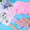 Gorgecraft 10M Polyester Pleated Lace Trim Ribbon DIY-GF0009-03A-3