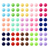 300Pcs 15 Colors Opaque Acrylic Beads SACR-TA0001-13-3