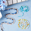 Pandahall 12 Strands 6 Colors Electroplate Glass Beads Strands EGLA-TA0001-31-4