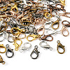 Beadthoven 120Pcs 8 Colors Zinc Alloy Lobster Claw Clasps FIND-BT0001-22-6