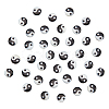 Nbeads 50Pcs Natural Freshwater Shell Printed Beads SHEL-NB0001-55B-1