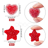 SUPERFINDINGS 12Pcs 2 Style Resin Beads for Valentine's Day RESI-FH0001-26-4