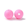Round Food Grade Eco-Friendly Silicone Focal Beads SIL-F003-01F-4