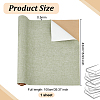 Olycraft 1 Sheet Rectangle Linen Fabric DIY-OC0012-04D-2