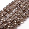 Natural Smoky Quartz Bead Strands G-G735-28-10mm-1