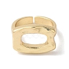 Alloy Open Cuff Rings for Women RJEW-S412-04G-08-3