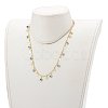 Brass Curb Chain Pendant Necklace & Charm Bracelets & Anklets Jewelry Sets SJEW-JS01182-5
