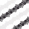 Gorgecraft 10 Yards 2 Colors Polyester Lace Trim DIY-GF0007-10-1